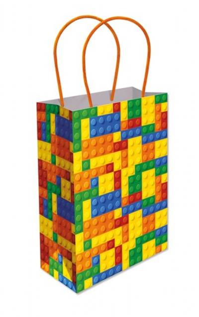 Building Brick Paper Party Bag