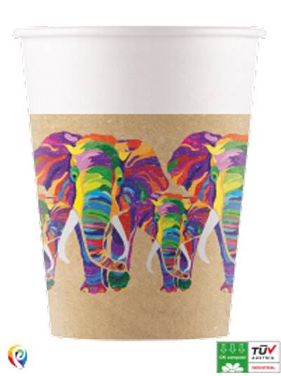 Elephant Compostable Paper Cups