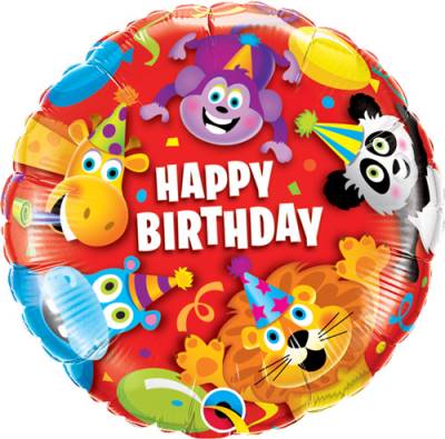 Children Birthday Foil Balloons - Kaleidoscope Balloons
