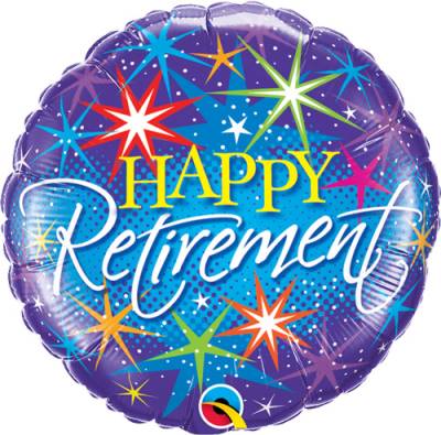 Special Occasions Foil Balloons Happy Retirement - Kaleidoscope Balloons