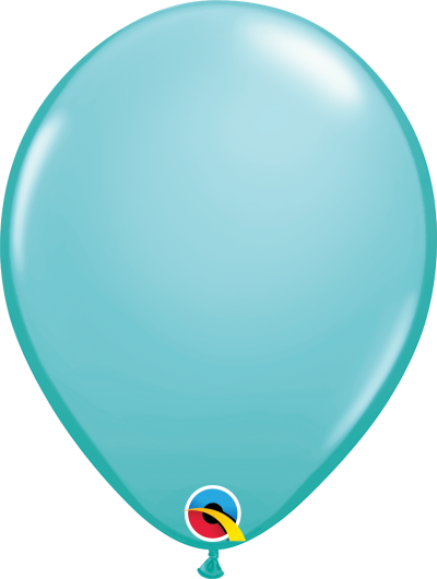 Caribbean Blue 11inch Latex Balloon