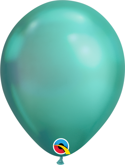 Chrome Green 11inch Latex Balloon