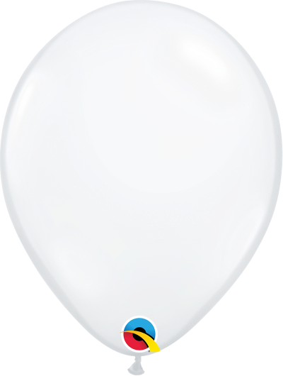 Diamond Clear 11inch Latex Balloon