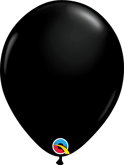 Onyx Black 11inch Latex Balloon