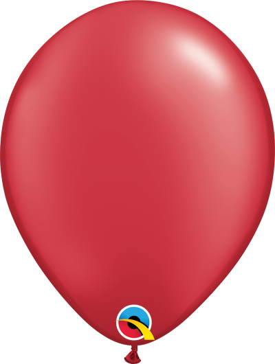 Pearl Ruby Red 11inch Latex Balloon