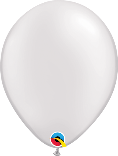 Pearl White 11inch Latex Balloon