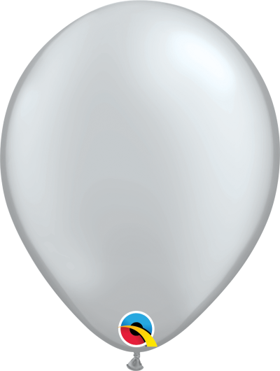 Silver 11inch Latex Balloon