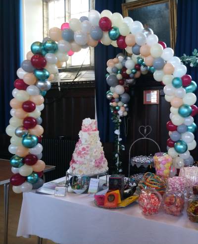 Organic Balloons - Table Arch 13ft