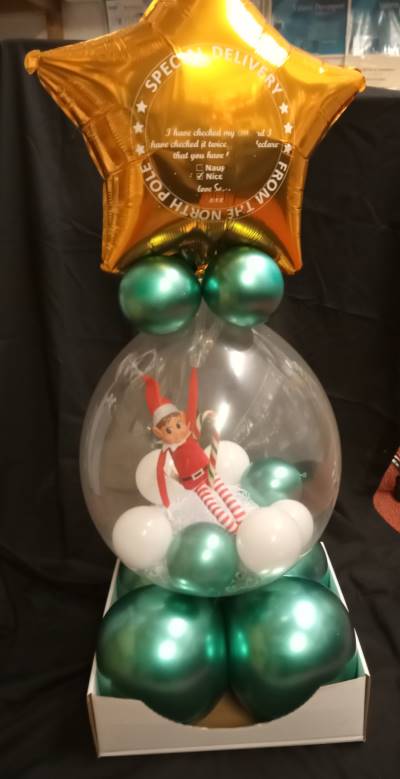 Christmas Elf Stiffed Balloon