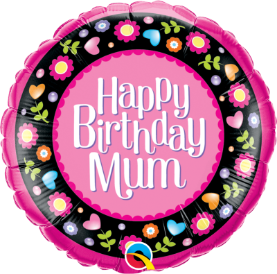 Birthday Mum Pink and Floral