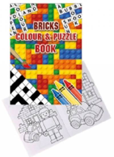 Bricks A6 Colouring and Puzzle Book