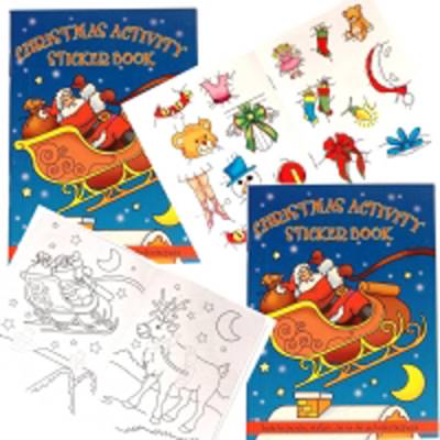 Christmas A6 Sticker Book