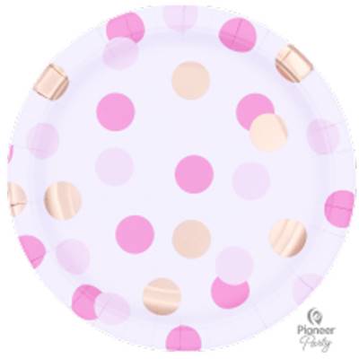 Pink Dots Plates