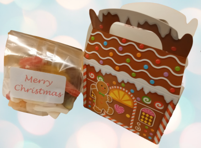 Christmas Gingerbread House Box